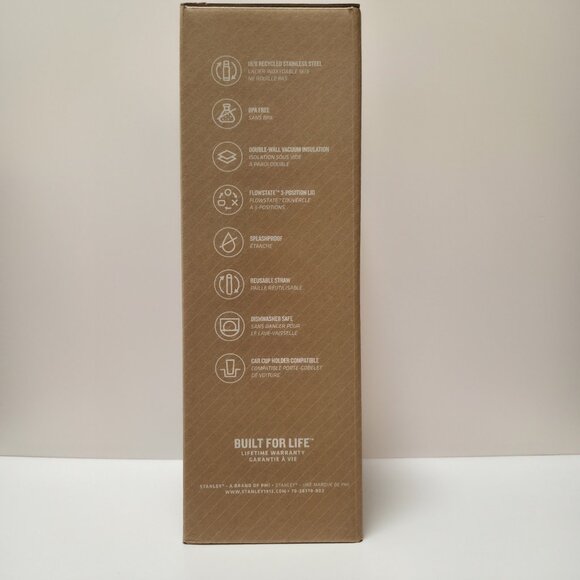 Stanley The Quencher H2.0 FlowState Tumbler 40 oz Shale New Open Box - Picture 10 of 13
